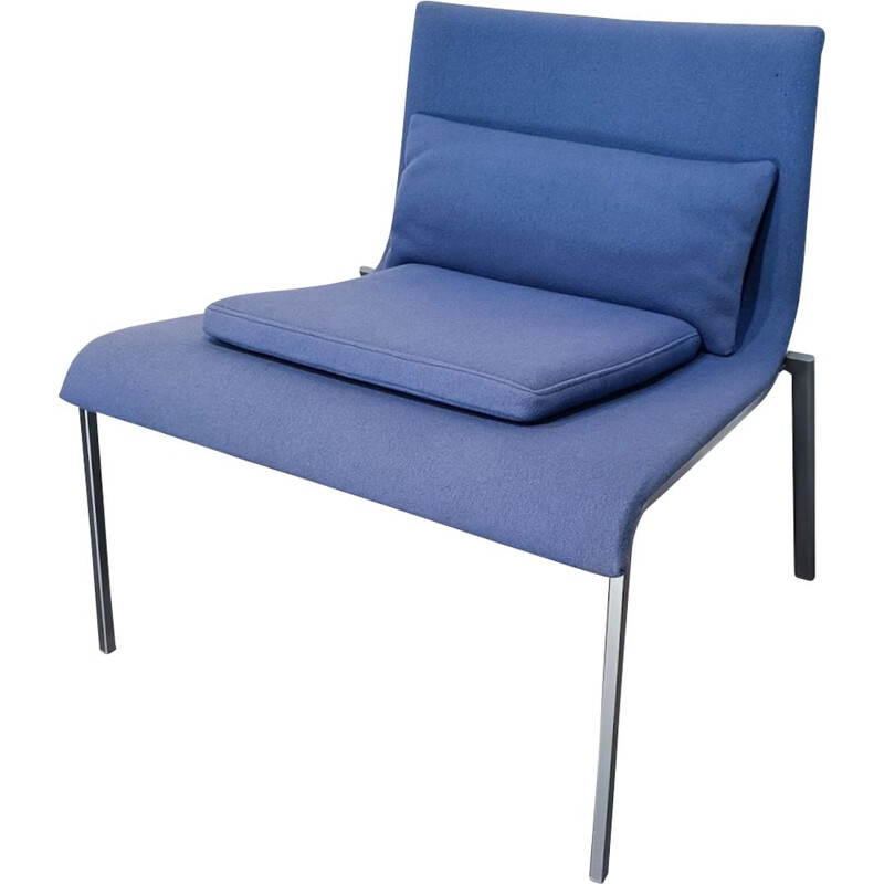 Vintage light blue lounge chair by Ligne Roset