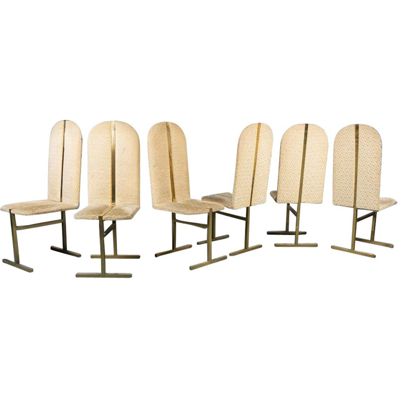 Set of 6 vintage chairs by Turri Milano, 1970s
