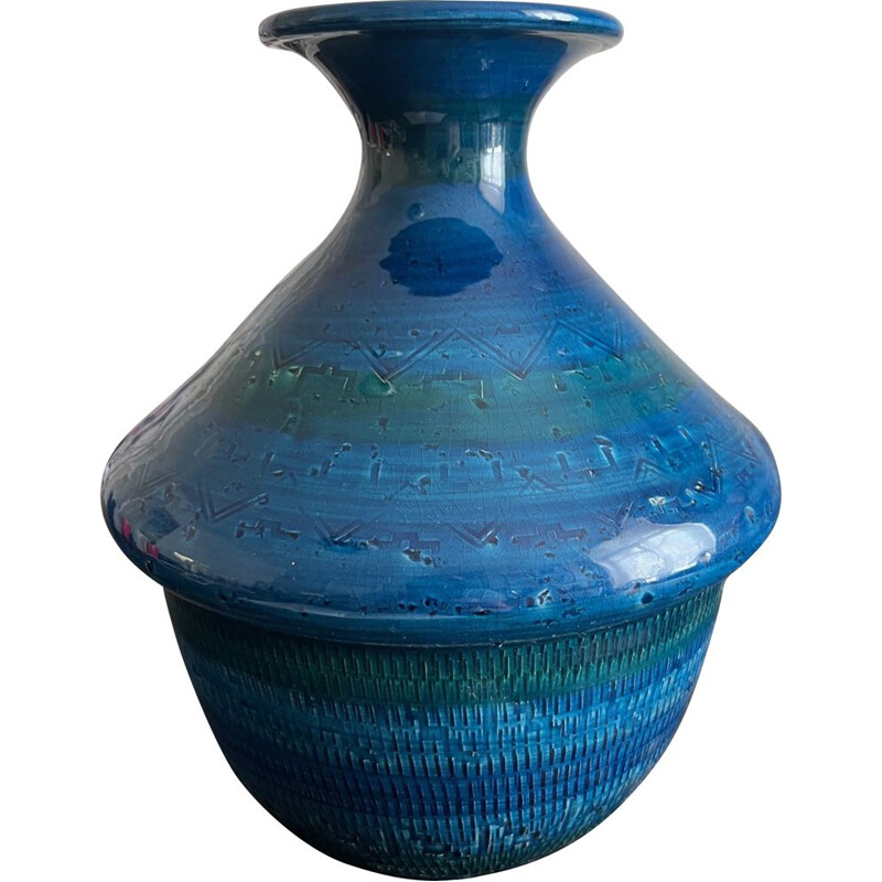Vintage Bitossi ceramic vase, 1970