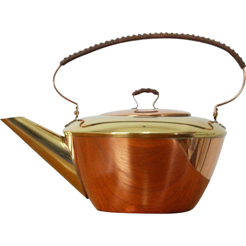 Mid-century copper teapot by Mussbach Metall, 1960s
