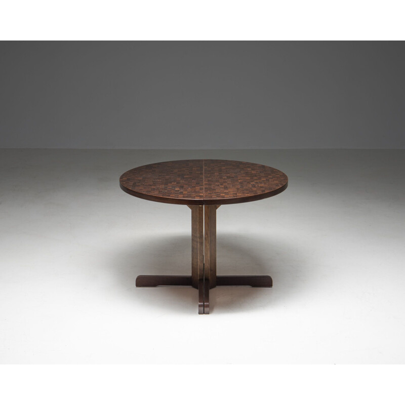 Vintage extendable table by Dieter Waeckerlin for Idealheim Basel, 1960