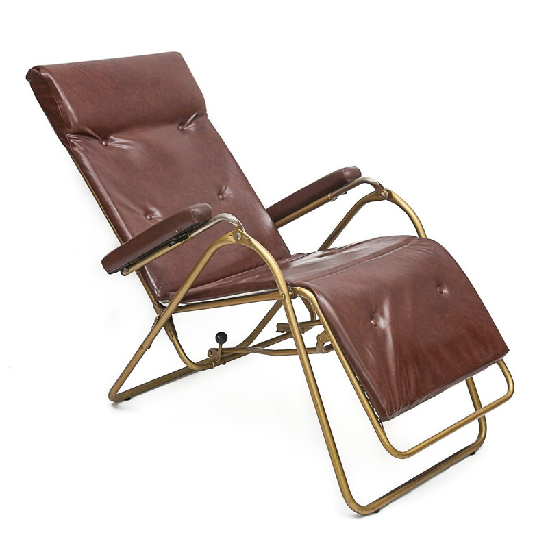 Vintage folding lounge chair by Lama, 1960s