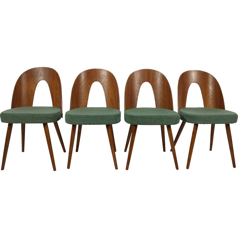 Set of 4 vintage chairs by Antonin Suman for Tatra, 1960s
