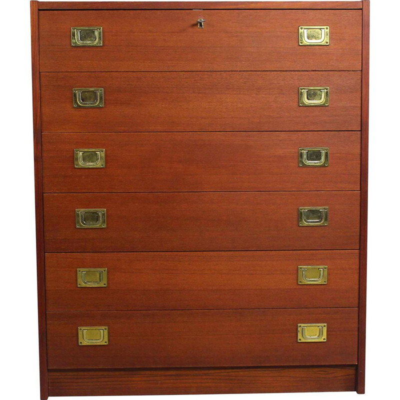 Vintage teak chest of drawers, Denmark 1960s