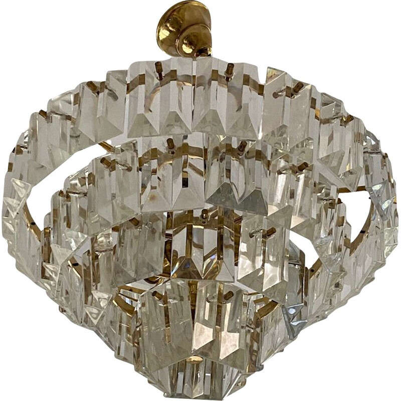 Vintage Kinkeldey crystal chandelier, 1970