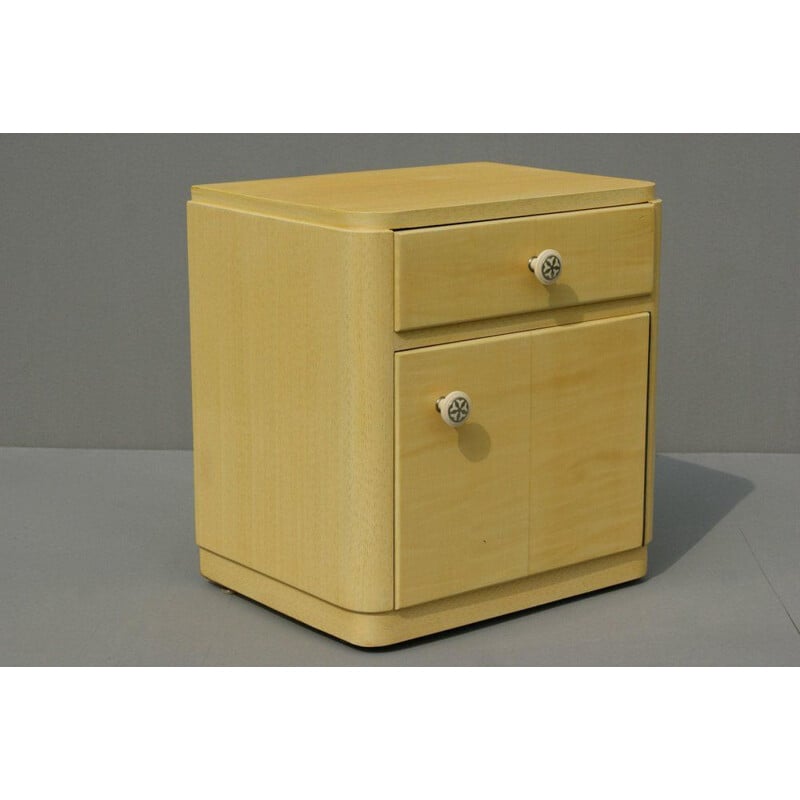 Vintage Bauhaus yellow chest of drawers, 1930-1950s