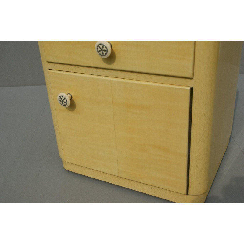 Vintage Bauhaus yellow chest of drawers, 1930-1950s
