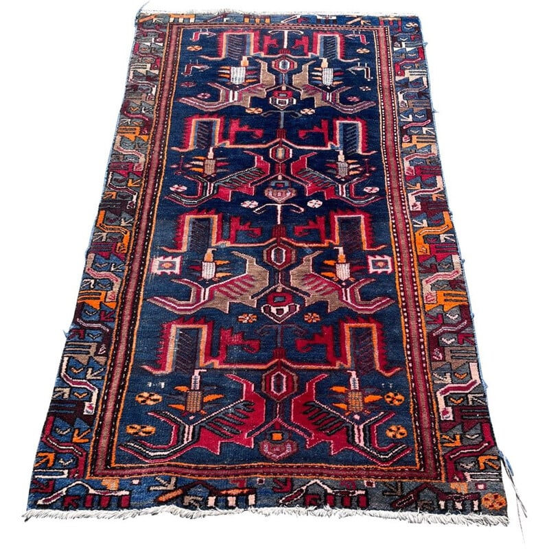 Vintage Persian wool rug, 1970