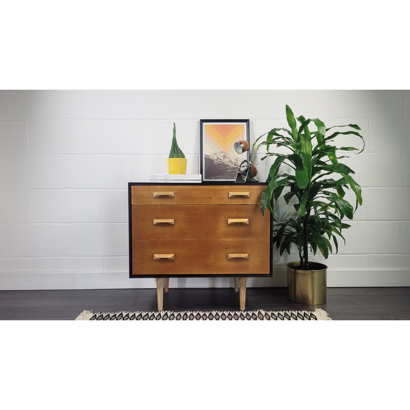 Vintage Stag chest of drawers by John and Sylvia Reid, 1960s