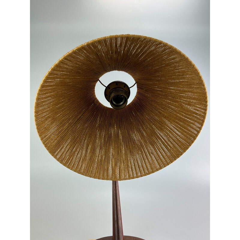 Vintage table lamp Temde in teak, 1960-1970s