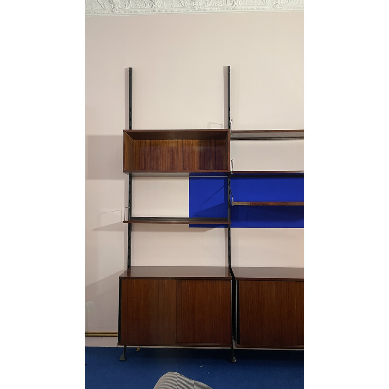 Vintage rosewood bookcase by Mim Roma, 1960-1970