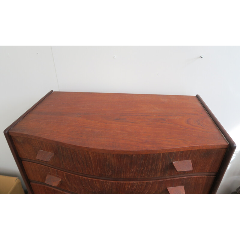 Vintage Danish chest of drawers in teak by Poul Volther