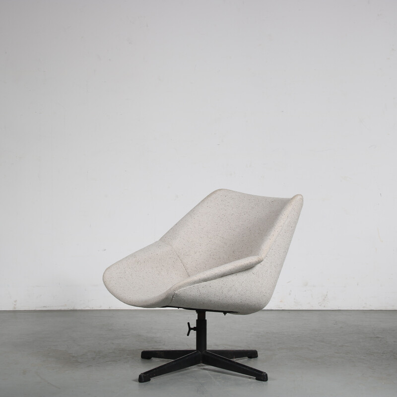 Vintage "Fm08" swivel armchair by Cees Braakman for Pastoe, Netherlands 1960s