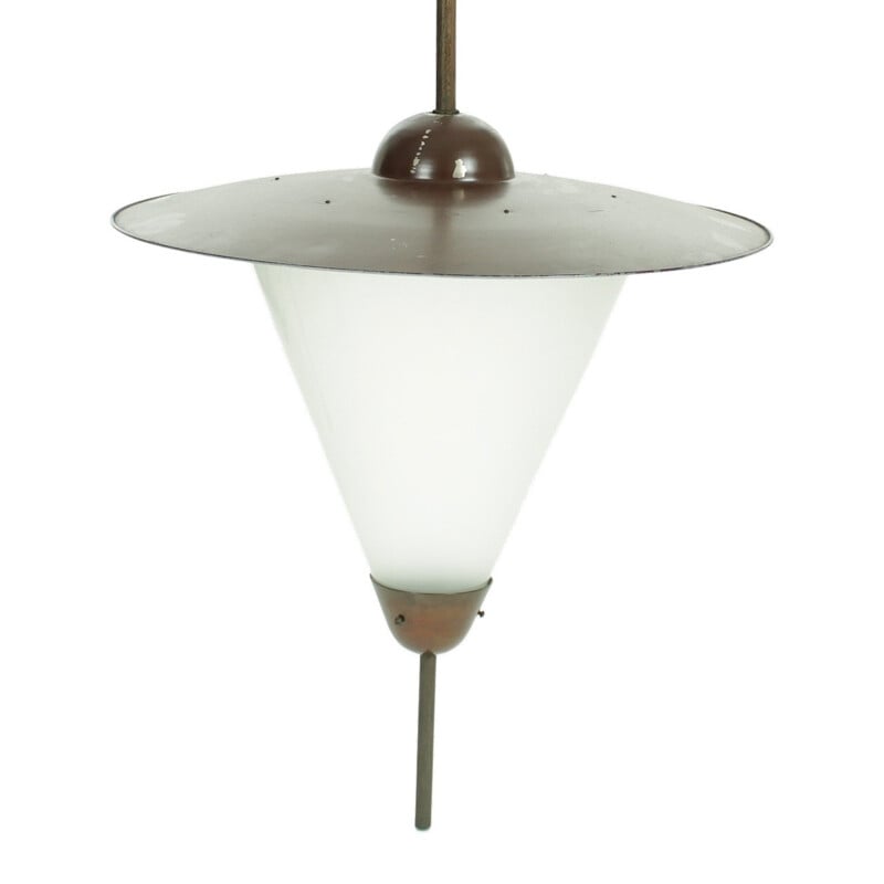 Gispen "Big Giso" hanging lamp, W.H. GISPEN - 1930s