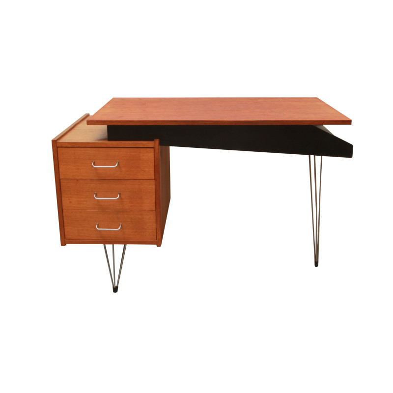 Vintage desk in teak by Cees Braakman for Pastoe, Netherlands 1960s
