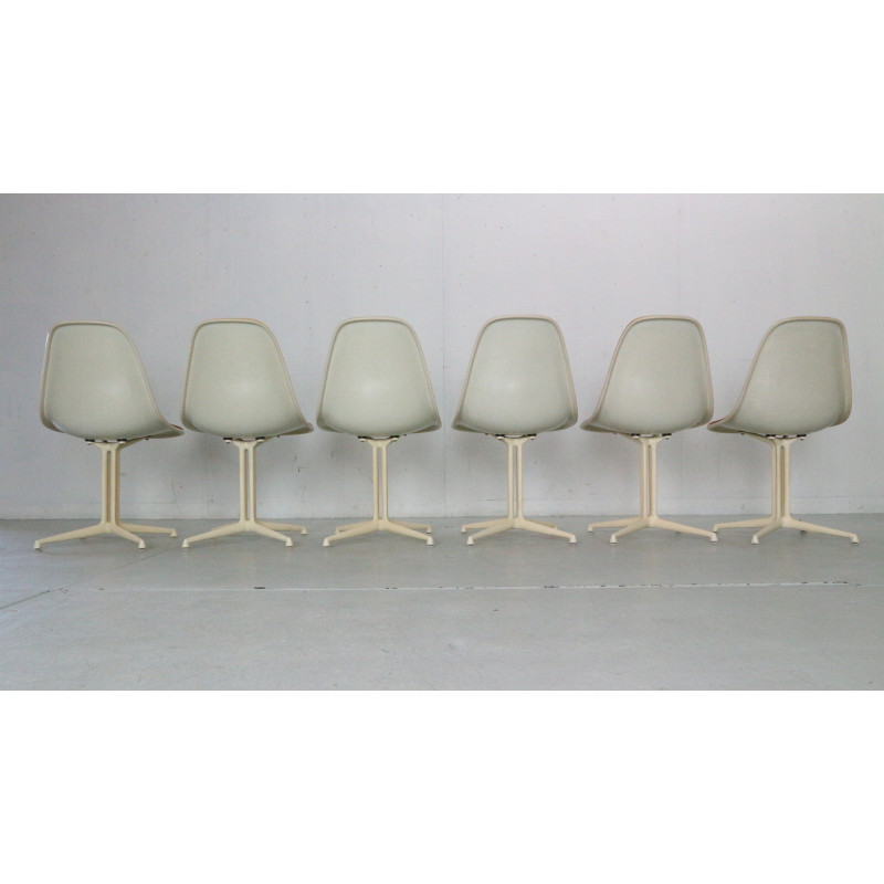 Set of 6 vintage "La Fonda" chairs by Charles and Ray Eames for Herman Miller, 1960