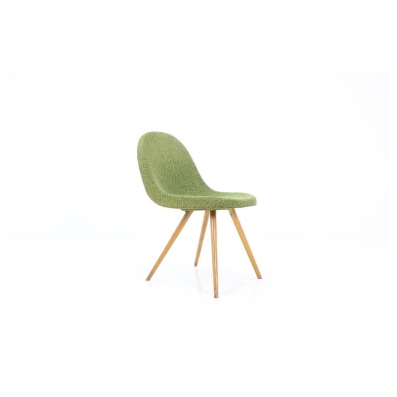Vertex Czech green Dining Chair, Miroslav NAVRATIL - 1950s