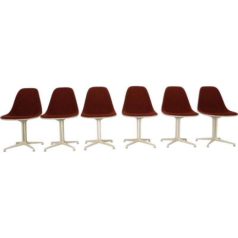 Set of 6 vintage "La Fonda" chairs by Charles and Ray Eames for Herman Miller, 1960