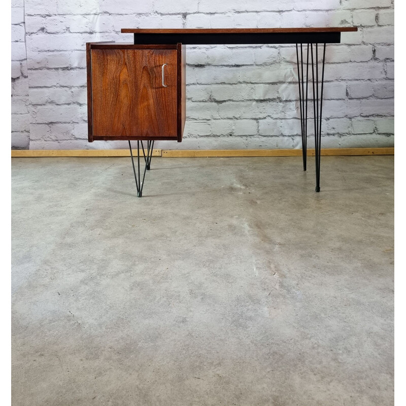 Vintage teak desk by Cees Braakman for Pastoe, 1950-1960s