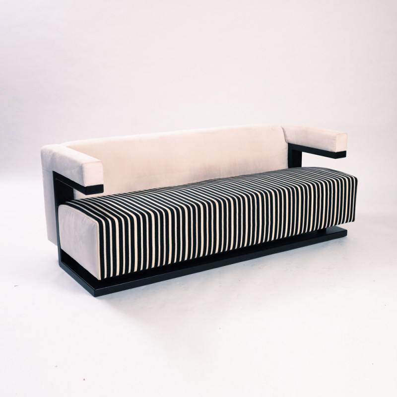 Vintage 3 seat Bauhaus sofa by Martin Gropius