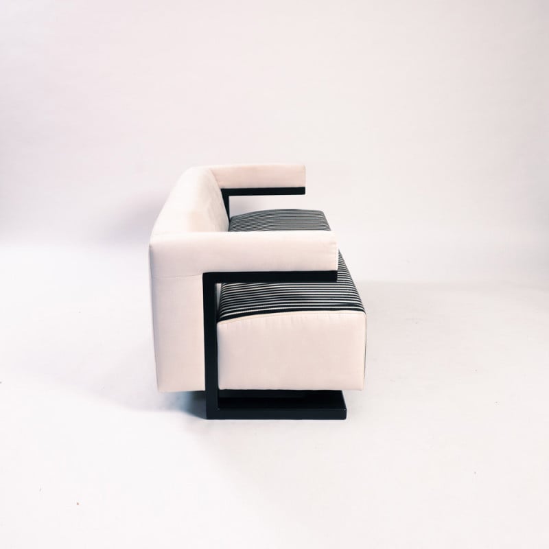 Vintage 3 seat Bauhaus sofa by Martin Gropius