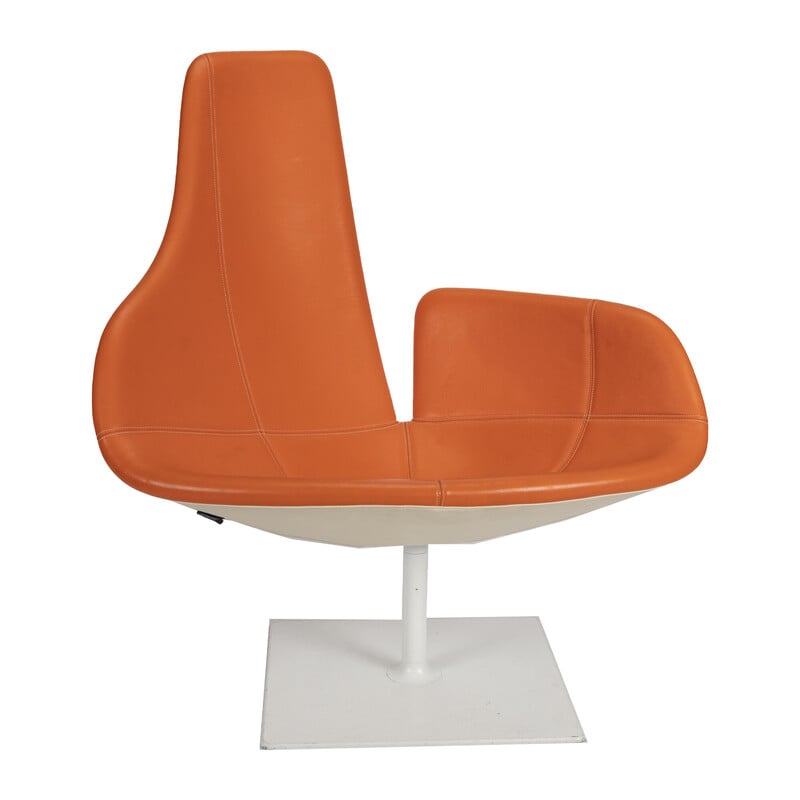 Vintage Fjord orange armchair by Patricia Urquiola for Moroso