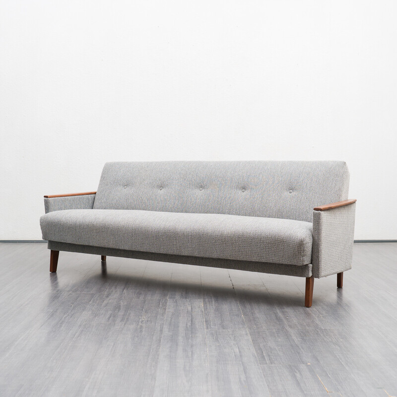 Mid-century sofa with reupholstered, 1960s