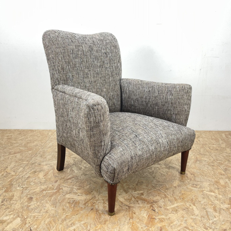 Vintage upholstered armchair