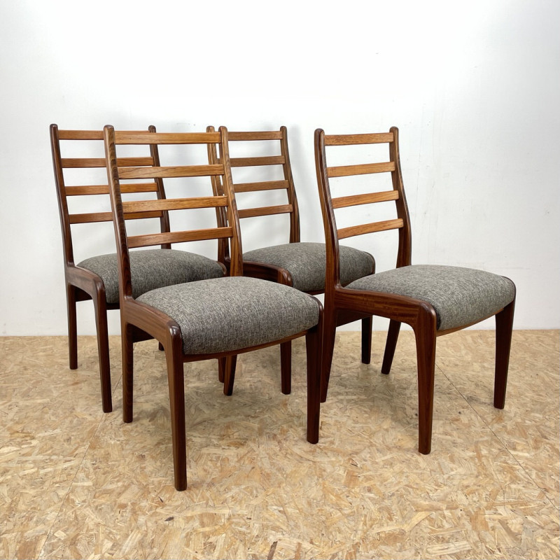 Set of 4 mid century dining chairs by Victor Wilkins, 1970s