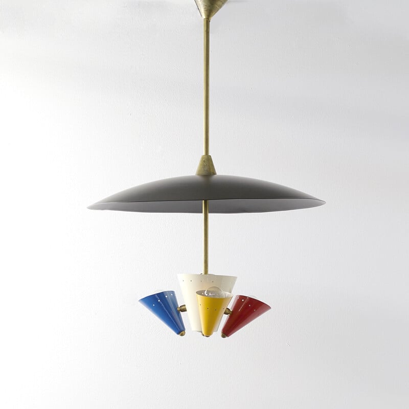 Pendant light by Stilnovo Italy - 1950s