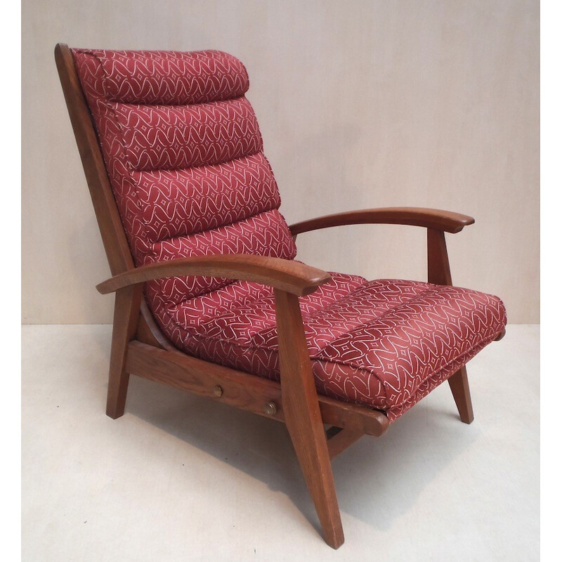 "FS 134" armchair with "Free-Span" system, Guy BESNARD - 1960s