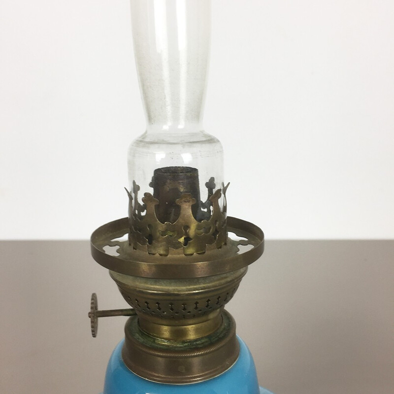 Mid century oil light in glass by Fog & Morup - 1960s