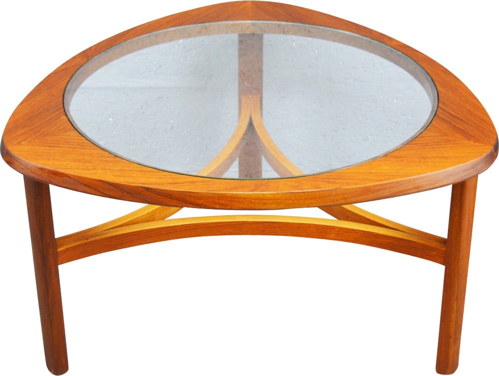 Mid-century teak and glass coffee table by Nathan - 1960s ...