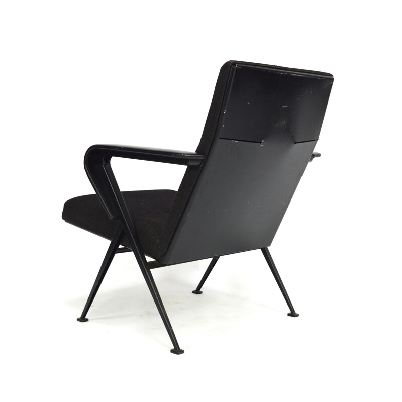 Vintage black armchair by Friso Kramer - 1960s