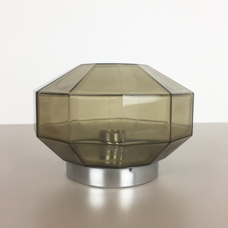 modernist 70s "diamond" was light made by Glashütte Limburg, Germany