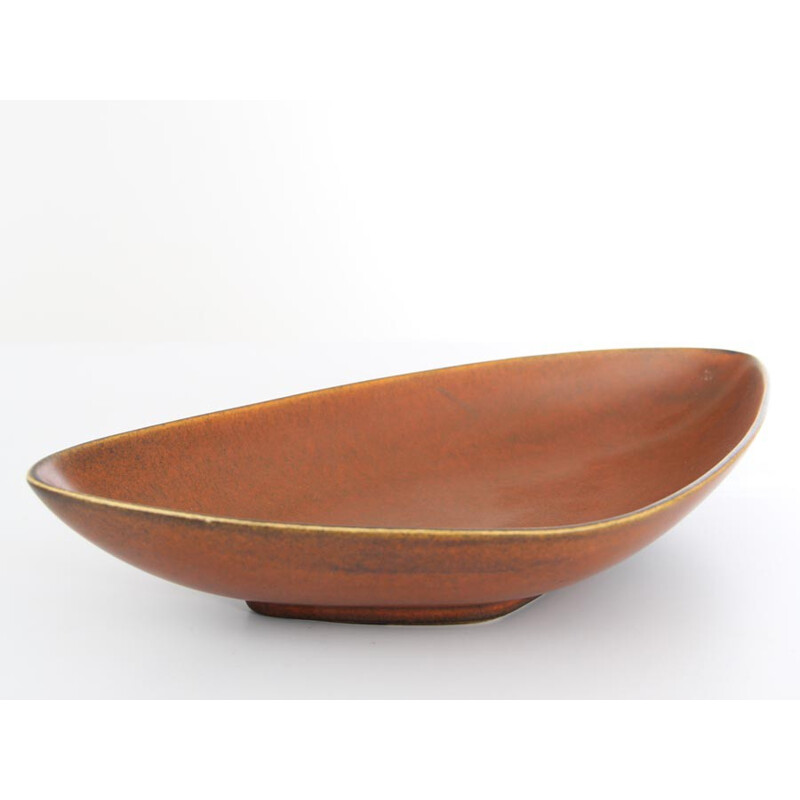 Large Scandinavian ceramic bowl by Gunnard Nylund for Nymolle - 1960s