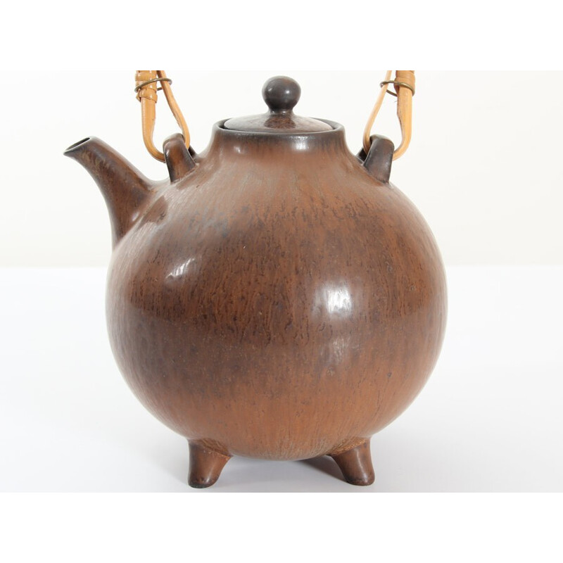 Small Vintage Scandinavian ceramic teapot by Gunnar Nylund - 1960s
