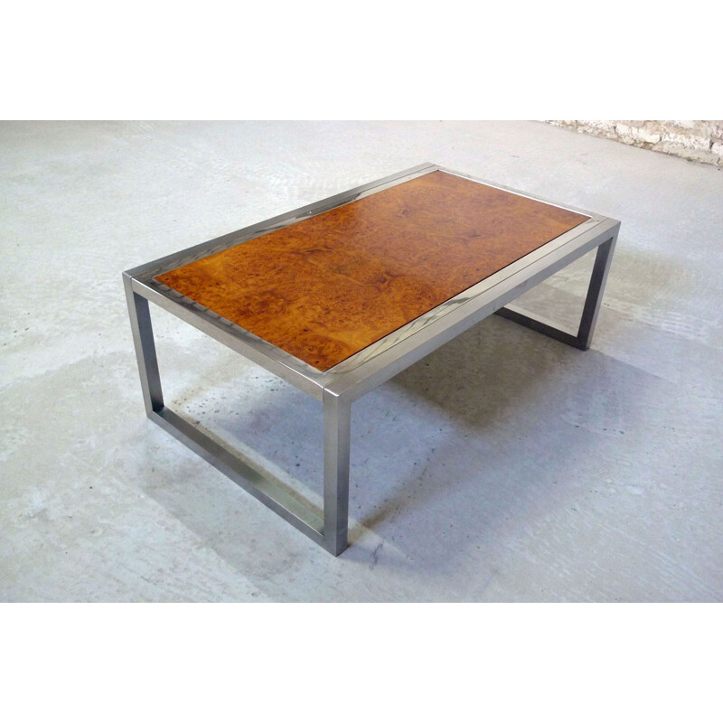 Chrome coffee table - 1970s 