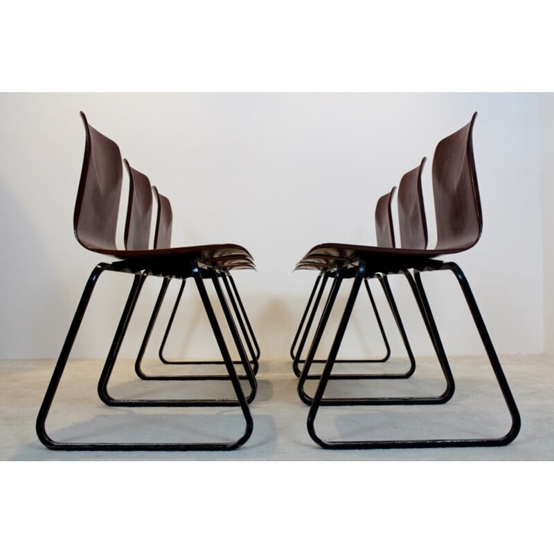 Stackable Galvanitas S22 chair by Pagholz - 1970s