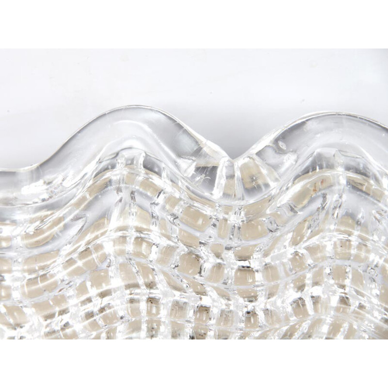 Scandinavian crystal ceiling light by Carl Fagerlund for Orrefors - 1960s