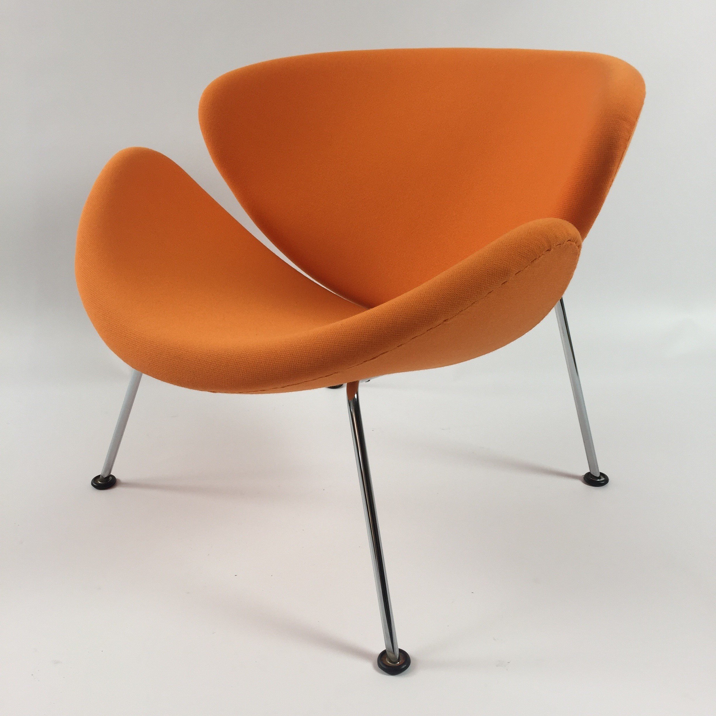 Vintage Orange Slice Lounge Chair by Pierre Paulin for