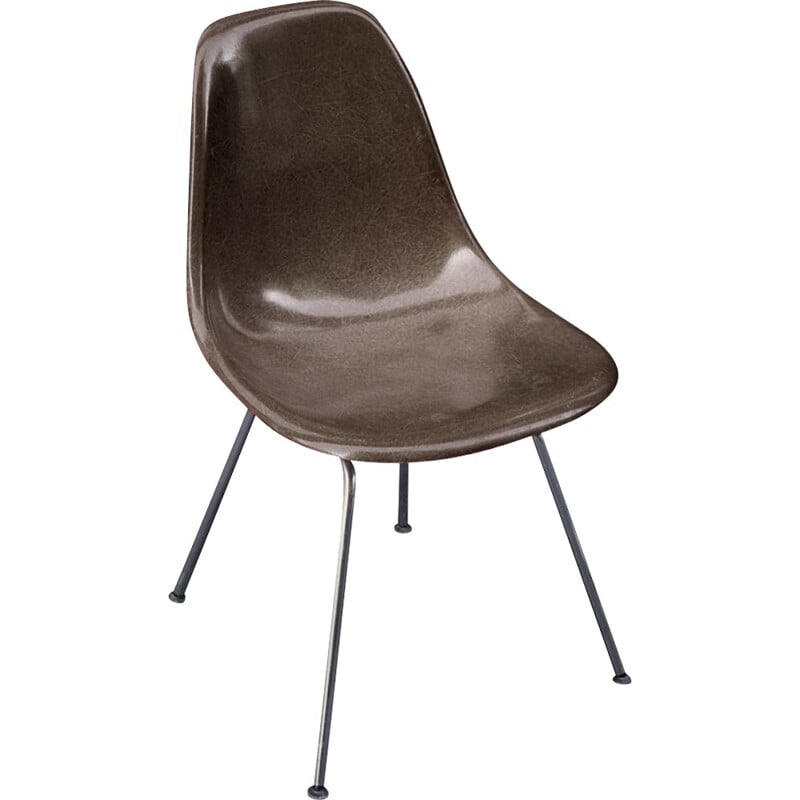 Brown DSX Chairs by Eames for Herman Miller - 1970s