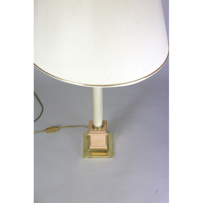 Table lamp by Tommaso Barbi in Murano glass - 1960s