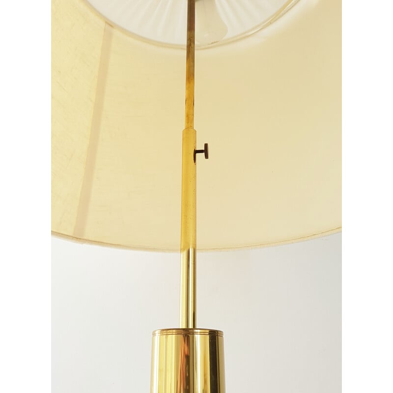 Sliding table lamp in golden brass - 1970s