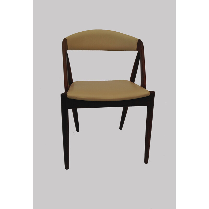 Set of 6 Model 31 dining chairs in teak by Kai Kristiansen for Schou-Andersens Møbelfabrik - 1960s