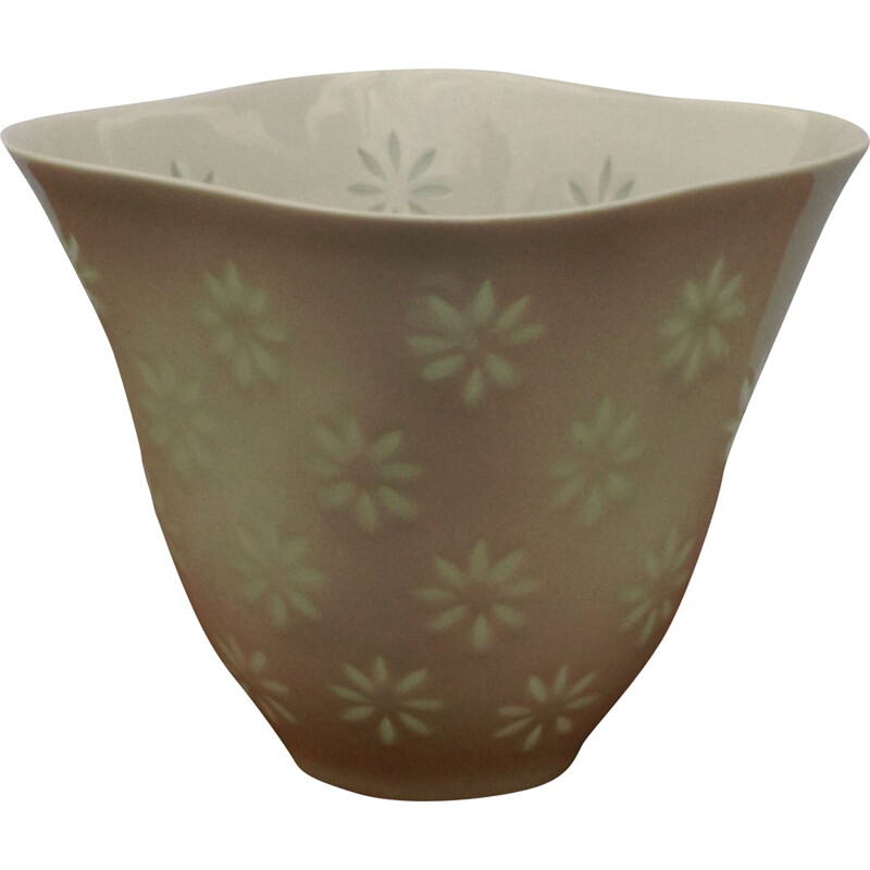 White porcelain vase for Arabia - 1960s