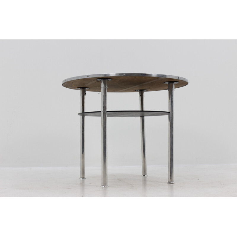 Vintage Chrome Bauhaus table - 1930s