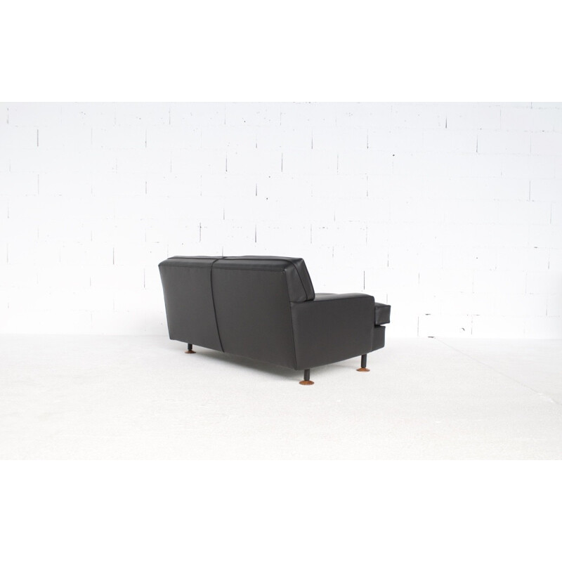 Vintage two seater Square model sofa by Zanuso for Arflex - 1960s