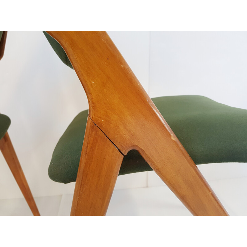 Vintage pair of chairs by Gérard Guermonprez for Godfrid - 1950s