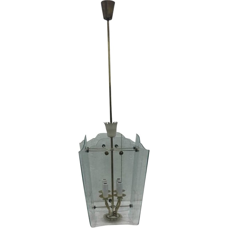 Pendant lamp by Pietro Chiesa for Fontana Arte Lantern - 1930s